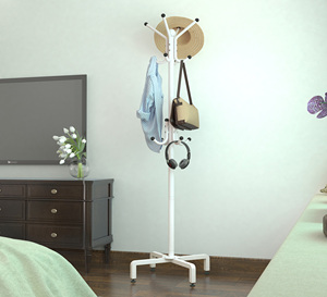 <span class=keywords><strong>Perchero</strong></span> de pie con 12 ganchos, organizador metálico resistente para dormitorio y sala de estar, diseño moderno - Product Image 3