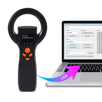 Lector de Microchip para Animales de 134.2Khz, Memoria para 16000 Registros, Lector de Chip Animal FDX-B/FDX-A/HDX, Escáner de Microchip para Mascotas con USB y Bluetooth