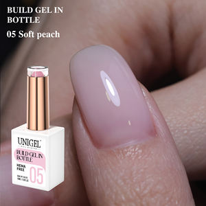 Para extensiones de uñas Unigel BIAB, venta al por mayor, esmalte de Gel UV en botella, capa superior y base para uso en salón - Product Image 1