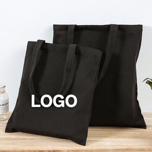 Sac fourre-tout en toile de coton bio, grande capacité, non imprimé, personnalisé en usine, pour les courses quotidiennes - Product Image 5