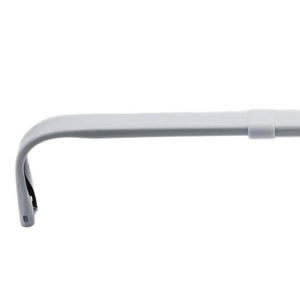 Rieles de Cortina Metálicos Perforados Extensibles Blancos en Forma de C, Suministro Directo de Fábrica, Rieles Individuales, Estilo Moderno Minimalista - Product Image 5