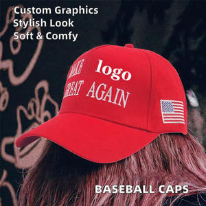 Унисекс-бейсболки для выборов: кепки «Make Great Again», индивидуальные спортивные кепки для выборов, спандекс/полиэстер, шелкография - Product Image 3