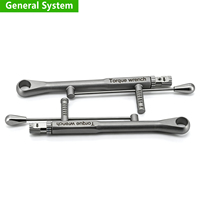 Clé dynamométrique dentaire 10-50 Ncm pièce à main à cliquet avec contre-angle pour implant prosthodontie chirurgie laboratoire 7mm pilote