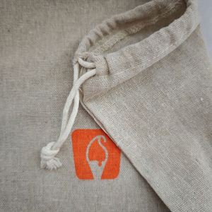 Sac à poussière en coton et jute écologique, pochette à cordon en jute pour femmes, pour le rangement des bijoux, organisateur portable, sac cadeau réutilisable - Product Image 5