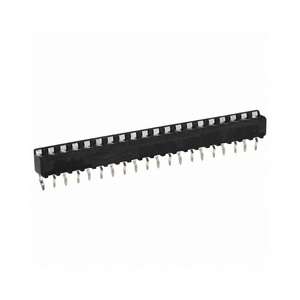 ผู้ผลิตชิ้นส่วนอิเล็กทรอนิกส์มืออาชีพ 643652-6 20 ตําแหน่ง 1 * 20 ซ็อกเก็ต SIP IC ดีบุกผ่านรูกรอบปิด 6436526 - Product Image 1