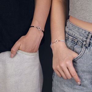 Dylam Hot Selling <b>Men</b> Women Gift Trending Designer Lover Charms Jewelry Custom S925 Silver 5A CZ Couple Bracelets - Product Image 5