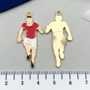 Designer Alloy <strong>Jewelry</strong> Styles Soccer Sports Equipment Charm Accessories Diy Making Necklace Earring Pendant Craft <strong>Supplies</strong> - Product Image 3