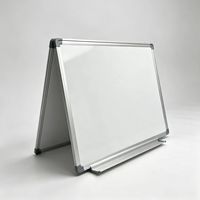 Tableau blanc magnétique mural effaçable à sec avec support latéral pour stylos, en carton, pour bureau, école, salle de réunion