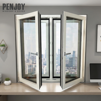Porte et fenêtre en bois massif de grande taille OEM/ODM B2B avec verre trempé battant en acier inoxydable pour hôtel et maison passive