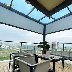 Rideau d'extérieur électrique coupe-vent avec fermeture éclair, stores motorisés pour patio, pare-soleil d'extérieur, store enrouleur - Product Image 1