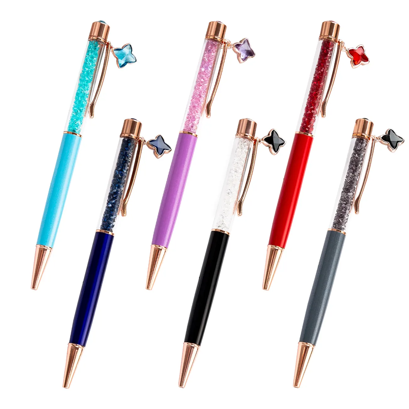 3pcs Chinese Style Fringed Pendant Gel Pens Ballpoint Black Ink Pens Writing Hot