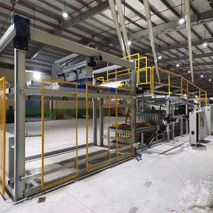 Çin fabrika yüksek kalite 7/5/3 oluklu mukavva üretim hattı karton kutu yapma makinesi