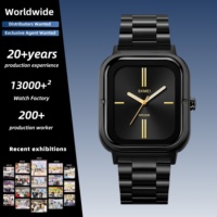 Reloj de Pulsera Cuadrado Minimalista SKMEI 2275 con Lectura de Hora Clara, Ideal para el Campus, Fines de Semana y Uso Diario Informal