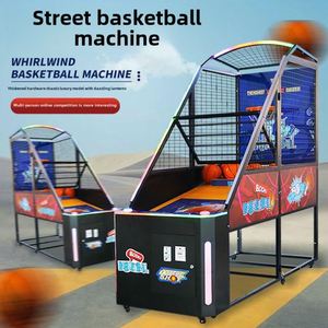 Machine de basket-ball d'arcade pliable de luxe, équipement de jeu à monnayeur pour adultes et enfants, pour console de jeu à domicile - Product Image 5