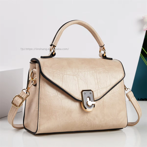 Nouveau sac à main élégant pour femmes, sac à bandoulière contrasté avec fermeture éclair - Product Image 5