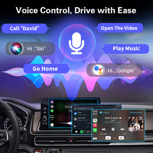 Adaptateur USB Type-C universel filaire vers sans fil <span class=keywords><strong>CarPlay</strong></span> et Android Auto avec commande vocale pour iPhone Smart Box - Product Image 5