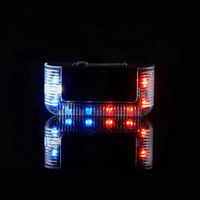 Senken Direktvertrieb LED-Verkehrssignalleuchte mit Rot-Blau Blinkender Warnleuchte aus PC-Material