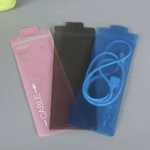 Heli OEM Moda Três Cores de Mini Cabo de Telefone À Prova D' Água Saco de Pvc Para A Embalagem