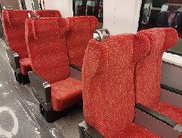 Asiento acolchado suave de clase ejecutiva de lujo para trenes de alta velocidad Opción de tamaño simple o doble Piezas y accesorios de <span class=keywords><strong>tren</strong></span> - Product Image 3