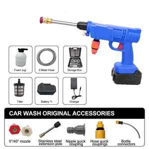 Ananke Tools 21V Battery-Powered High Pressure Cordless <b>Portable</b> DIY Car Washer Gun - Product Image 3
