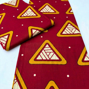 Tissu Sergé en Coton Léger de Haute Qualité à Imprimé Wax Africain Personnalisé, Matière pour Robe Ankara, Textile d'Extérieur, Fabricant OEM ODM - Product Image 1