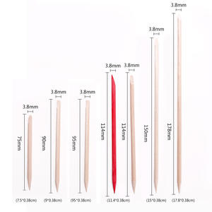 C323 SAFENG 100pcs Multifunktion aler doppelseitiger Nagel Orange Stick Nagel hauts chieber Maniküre Pediküre Werkzeug Orange Holz Nagels tangen - Product Image 6