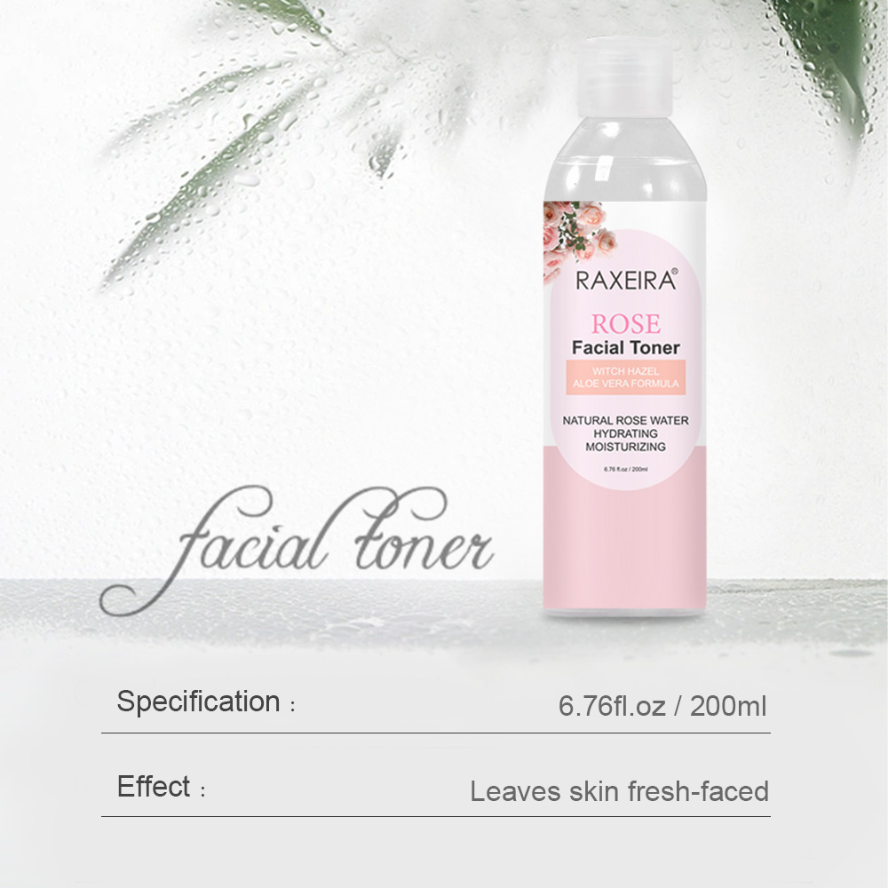 Lotion tonique pour le visage à la rose