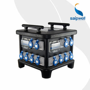 Caja de Distribución de Energía Portátil IP67 con Enchufes Industriales y Temporales - Product Image 1