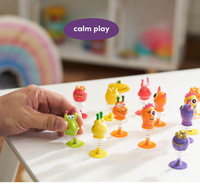 HC Monster Spring Launchers Klassieke Plastic Speelgoed Springende Popper & Pop-up Springkussens voor 5-7 Jarigen Educatief