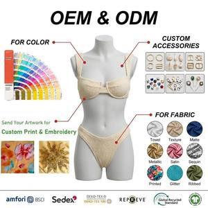 Costume da Bagno Intero Personalizzato dal Produttore, Sostenibile, con Texture a Rete all'Uncinetto, Laccetti Regolabili di Alta Qualità - Product Image 6