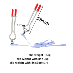 Pinzas para Pezones con Descarga Eléctrica, Juguete Sexual BDSM - Product Image 5