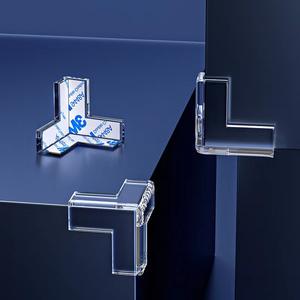 Protection d'angle transparente en forme de L, écologique et économique, avec adhésif 3M pour la protection des bords de meubles et la sécurité des bébés - Product Image 6
