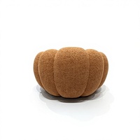 Fauteuil de salon individuel sculptural en forme de fleur, moelleux, pour un design moderne et minimaliste, idéal pour hôtel et maison, fauteuil d'appoint de loisirs