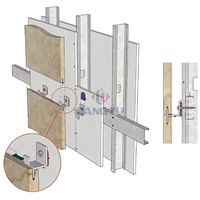 Support mural en acier inoxydable pour marbre, personnalisable ODM/OEM, pour accessoires de rideaux