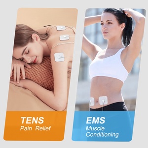 Giảm đau trị liệu kênh kép hàng chục EMS Đơn vị kích thích cơ bắp xung điện tử Massager miếng đệm thay thế máy - Product Image 3