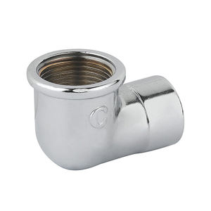 Codo Reducido de Latón Cromado de 1 Pulgada x 3/4 Pulgadas para Fontanería - Product Image 1