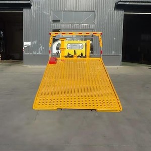 Camión Grúa de Plataforma Plana Foton Aumark de 5 Toneladas, de Uno a Dos Ejes, para Rescate Vial de Múltiples Vehículos - Product Image 3