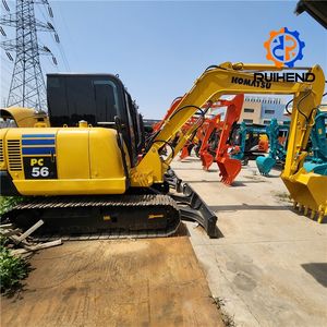 Miniexcavadoras Usadas PC56, Equipo de Excavación de Segunda Mano, PC56 PC55, Excavadora Pequeña Komatsu Usada - Product Image 5