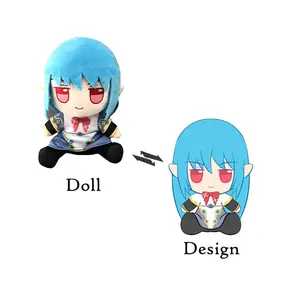 20cm custom cute animation game cartoon characters can sit plush toys cotton dolls female dolls