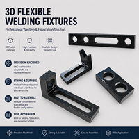 Plateforme de soudage flexible 3D, table de soudage tridimensionnelle en fonte avec accessoires de fixation pour le soudage des métaux