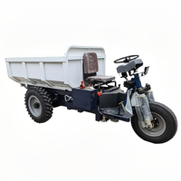 Mini Dumper électrique sur roues, camion à benne basculante ouvert 4X4