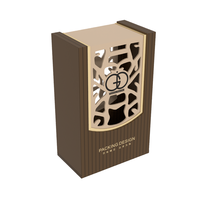 Emballage de boîte cadeau de parfum en papier de carton rigide vide de luxe personnalisé avec flacon compte-gouttes en verre d'huile de parfum de 30ml 50ml