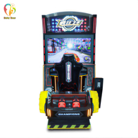 Simulateur de conduite automobile de haute qualité avec batterie rechargeable certifiée CE pour parc d'attractions