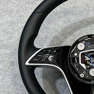 Modification et amélioration du volant en cuir noir sport pour Mercedes Benz E W213 <span class=keywords><strong>GLE</strong></span> W167 S W221 W222 W223 C GLC CLS - Product Image 2