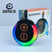 Haut-parleur de basses portable pour home cinéma, V5.0, avec éclairage LED RGB 4 canaux et prise en charge de la carte mémoire – Livraison gratuite – Meilleures ventes
