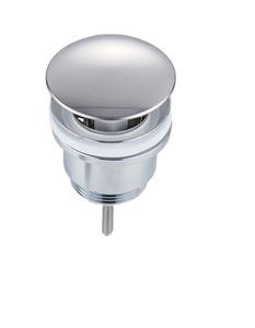 Dapur Kamar mandi krom berlapis G 1 1/4 "Pop up plastik Matte hitam Tiriskan dengan tutup hitam - Product Image 2