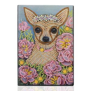 5d pittura a diamante fatta a mano fai <span class=keywords><strong>da</strong></span> te a forma di speciale trapano a mosaico ricamo modello cane copertina impermeabile diamanti taccuino - Product Image 1