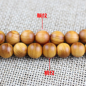 Yuanbao Cypress Wood Prayer Beads 108pcs 0.8cm Treated High Oil <b>Red</b> Material Unisex <b>Bracelet</b> For Religious Ceremonies - Product Image 5