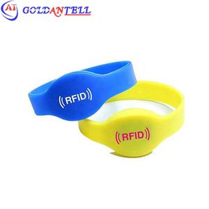 Bracelet <span class=keywords><strong>en</strong></span> Silicone étanche, pour la gymnastique, 1 pièce, 13.56MHZ, avec puce NFC et RFID - Product Image 1