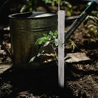 Mousse de poteau transparente de 20 pouces pour plantes d'intérieur en matière plastique durable